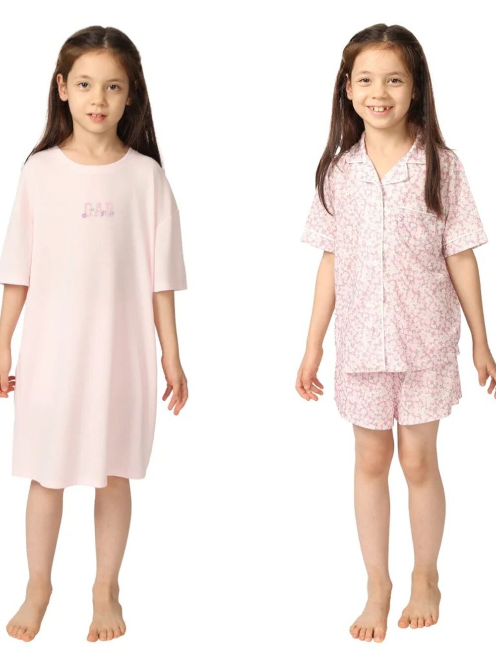 GAP Kids 3 Piece Pajama Set Cotton Sleepwear Girls Size 12 Pink